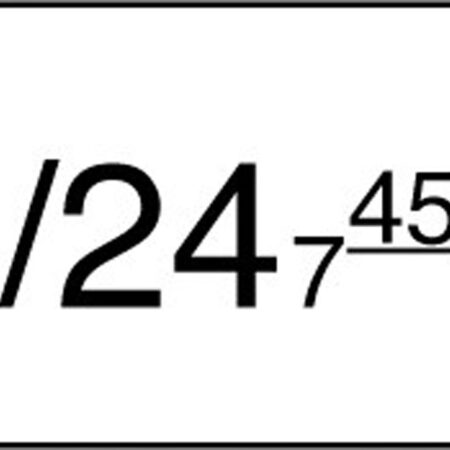 Stickerrol 1-lijnspist. makk. verwijderb. 1000/rol