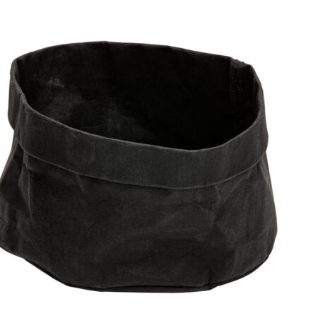 Broodmand papier wasbaar zwart 18 x 18 x 15