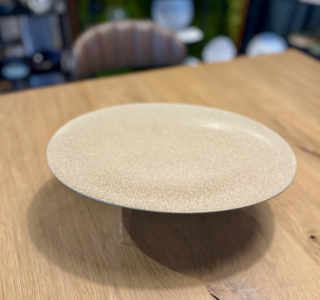 plat bord 36x25.5cm ovaal cirro beige