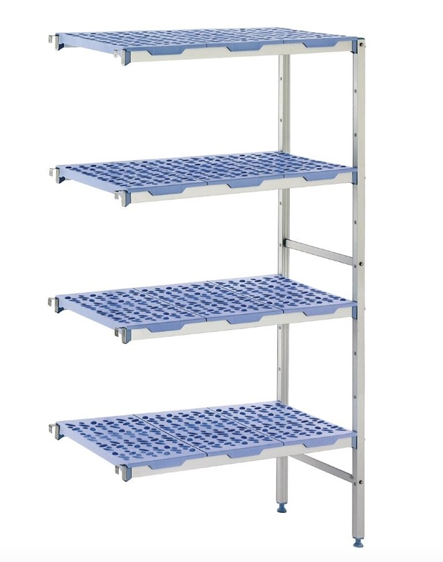 Tournus hoekrek met 4 schappen 50x65cm