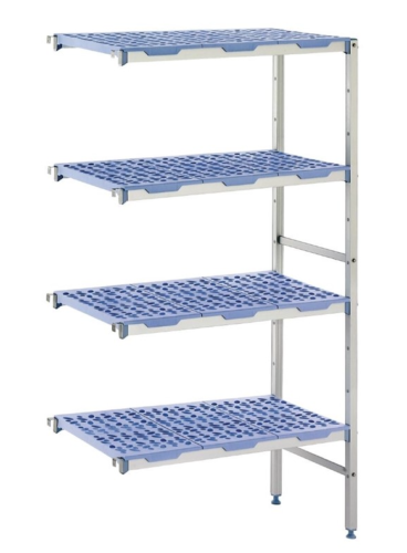 tournus hoekrek met 4 schappen 50x165cm