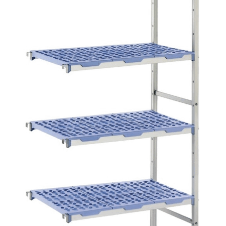 tournus hoekrek met 4 schappen 50x165cm