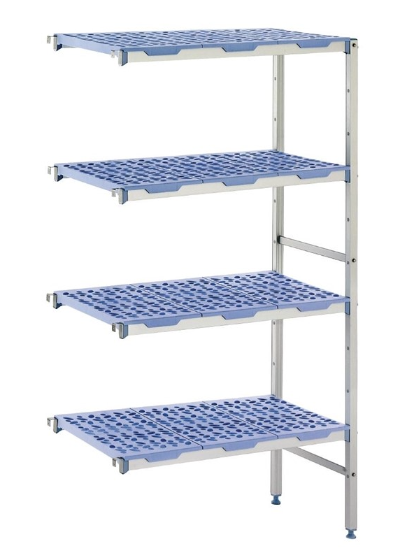 tournus hoekrek met 4 schappen 50x165cm