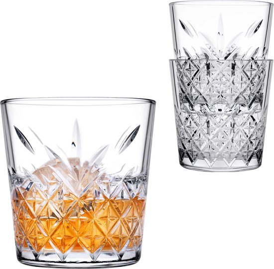 Timeless stapelbare tumbler glas 355ml