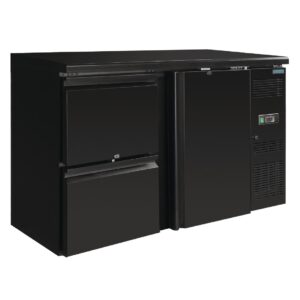 Polar U-serie koelwerkbank 1 deur en 2 laden