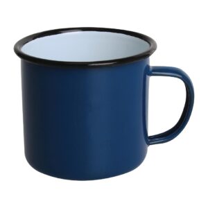 Olympia Emaille mok blauw 35cl (6 stuks)