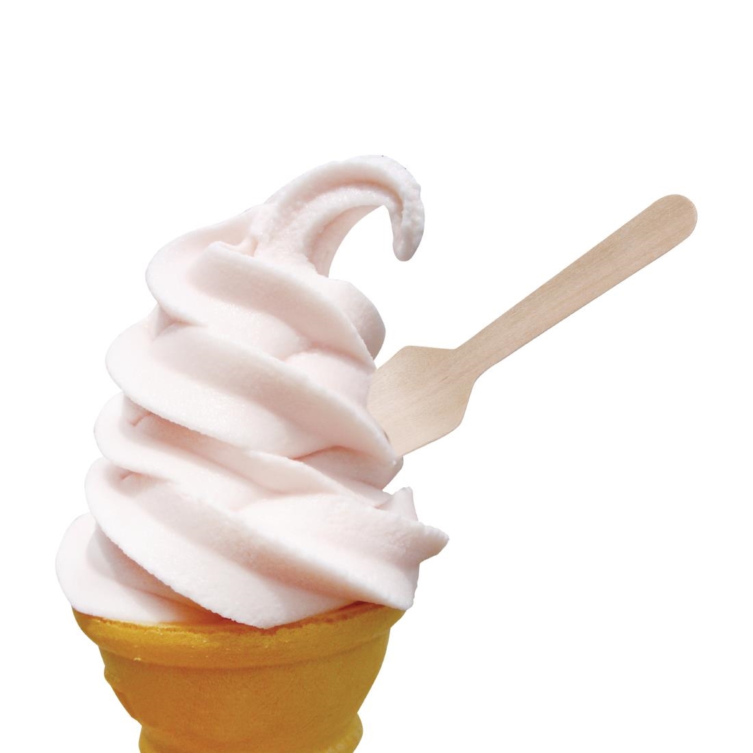 Fiesta Compostable biologisch afbreekbare berkenhouten ijslepels (100 stuks) - Afbeelding 4