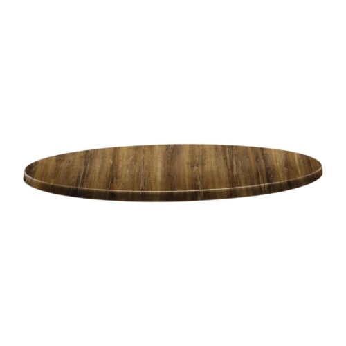 Topalit Classic Line rond tafelblad Atacama kersenhout 70cm