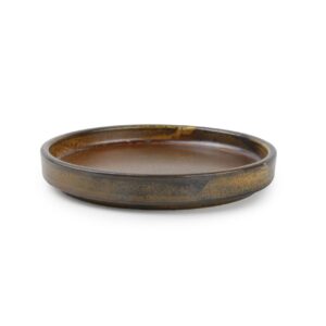 Plat bord 13,5xH2cm dark brown Escura