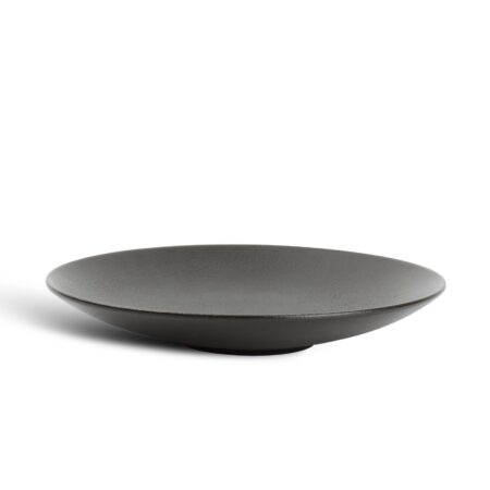 Diep bord 24,5xH4cm black Dusk
