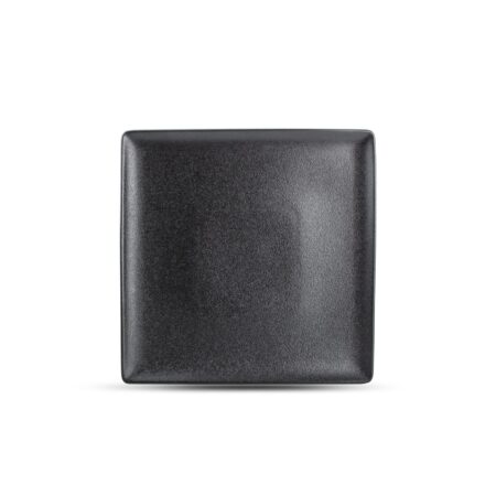 Plat bord 26x26cm black Dusk