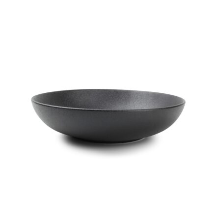 Diep bord 25xH6cm black Dusk