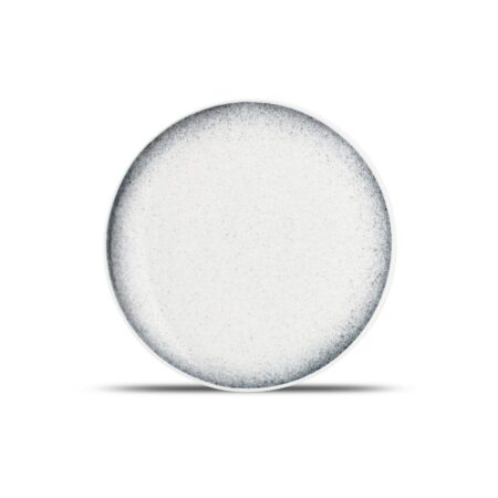 Plat bord 21cm black speckled Dusk