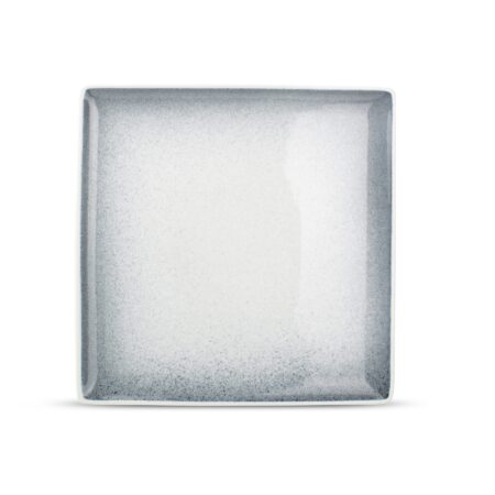Plat bord 26x26cm black speckled Dusk