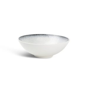 Kom 18xH6cm black speckled Dusk