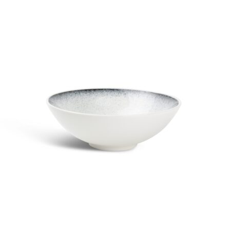 Kom 18xH6cm black speckled Dusk