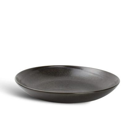 Diep bord 24,5xH4cm black Ceres