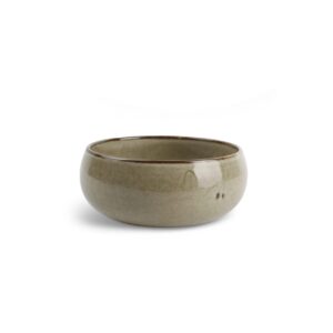 Kom 14xH6,5cm bolvorm grey Ceres