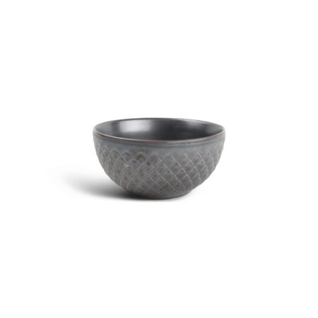 Kom 11xH5,5cm diamond silver Brass