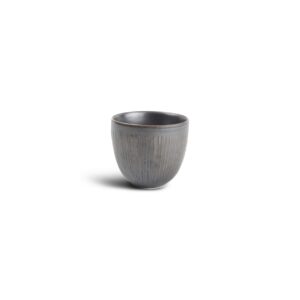 Kop 15cl gestreept silver Brass