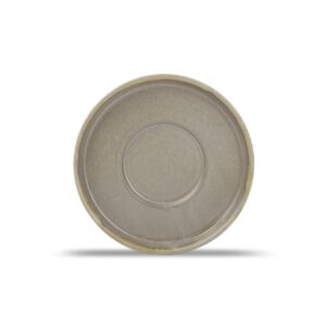 Schotel 14xH1,5cm voor kop 20cl brown Structo