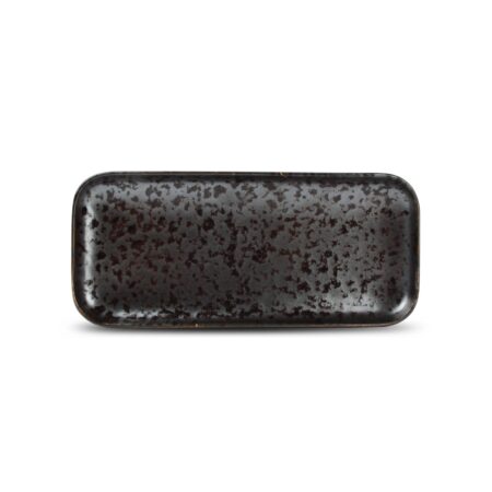 Serveerschaal 22x10cm black Oxido