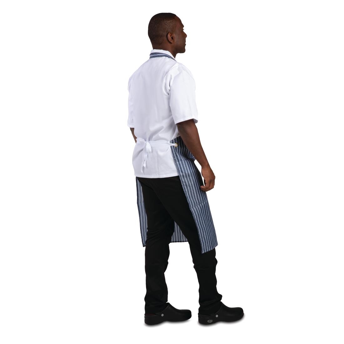 Whites waterdicht schort blauw-wit gestreept - Afbeelding 6