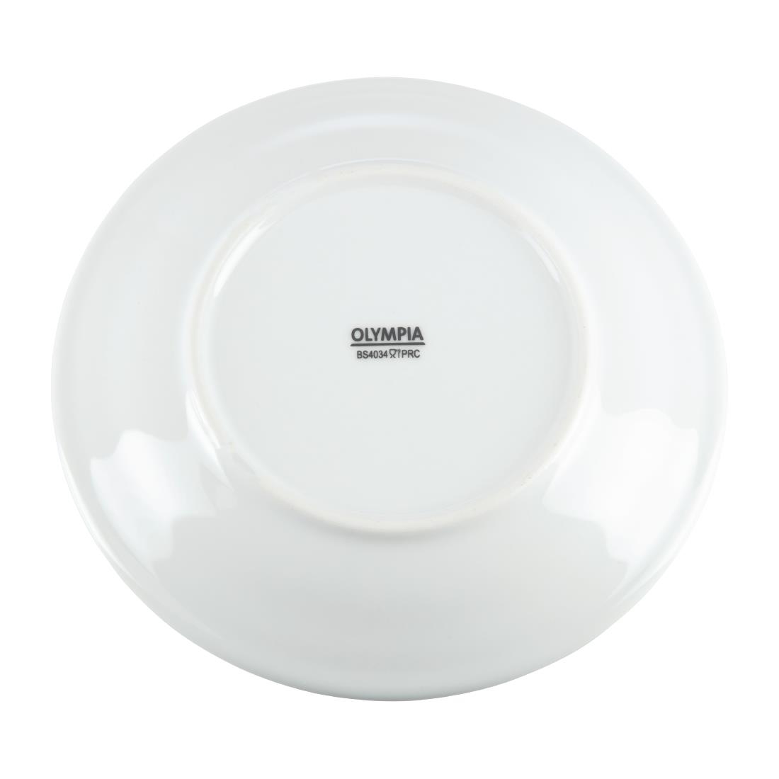 Olympia Whiteware borden met brede rand 16,5cm (12 stuks) - Afbeelding 5