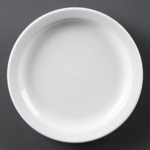 Olympia Whiteware borden met smalle rand 15cm (12 stuks)