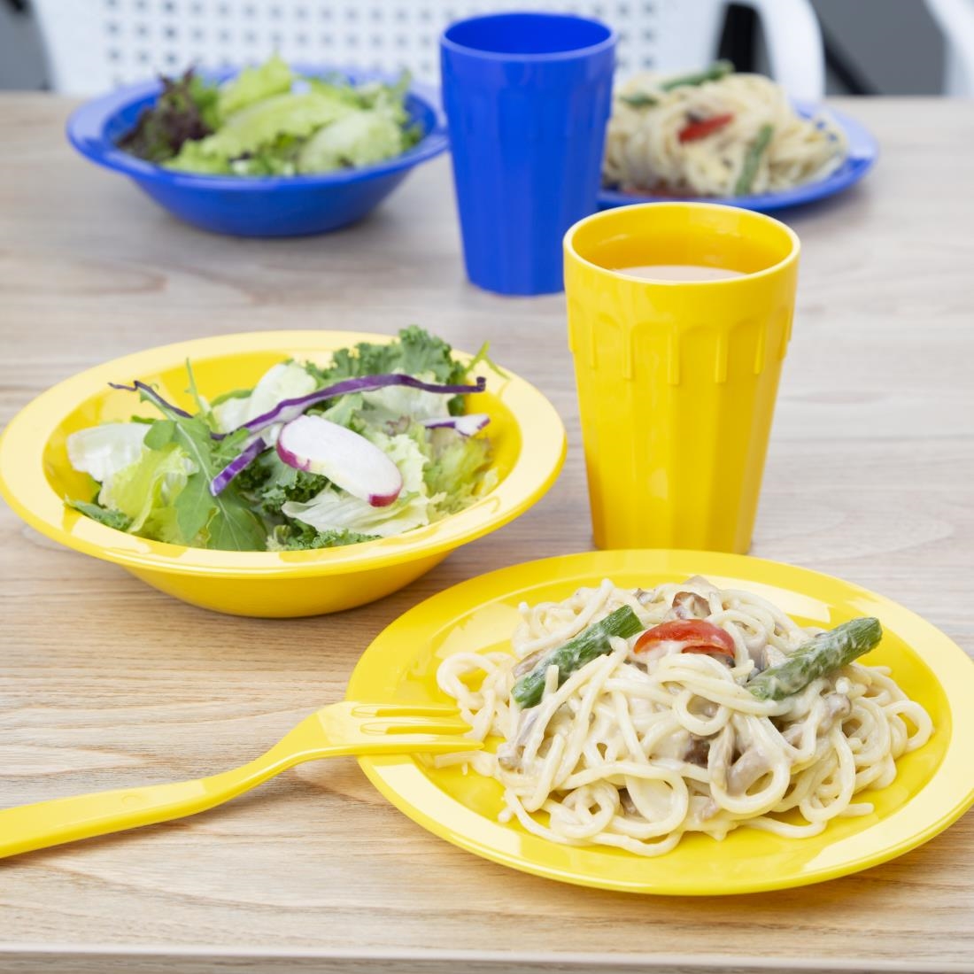 Olympia Kristallon polycarbonaat bekers 26cl geel (12 stuks) - Afbeelding 5