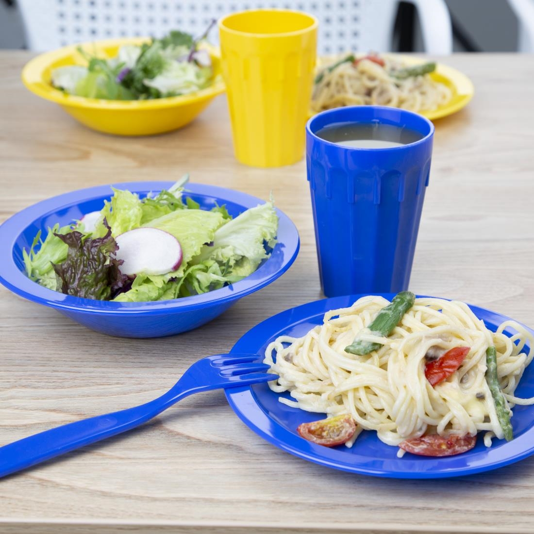 Olympia Kristallon polycarbonaat bekers 26cl blauw (12 stuks) - Afbeelding 5