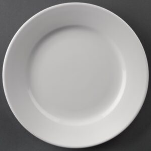 Olympia Athena borden met brede rand 20,2cm (12 stuks)
