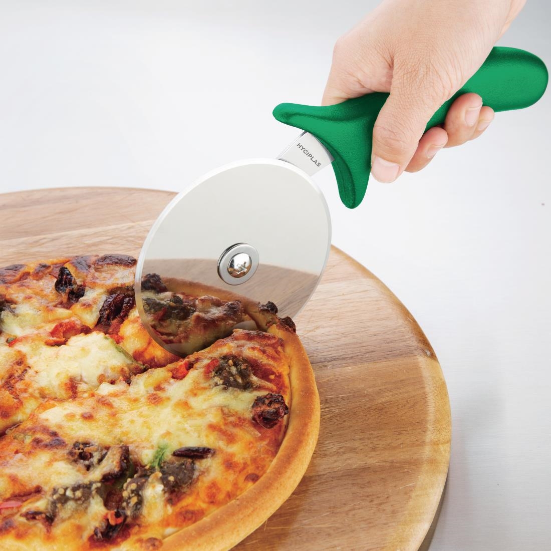 Hygiplas pizzawiel groen 10cm - Afbeelding 3