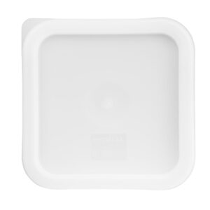 Hygiplas vierkant deksel wit klein