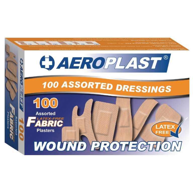 Latexvrije pleisters assorti (100 stuks)