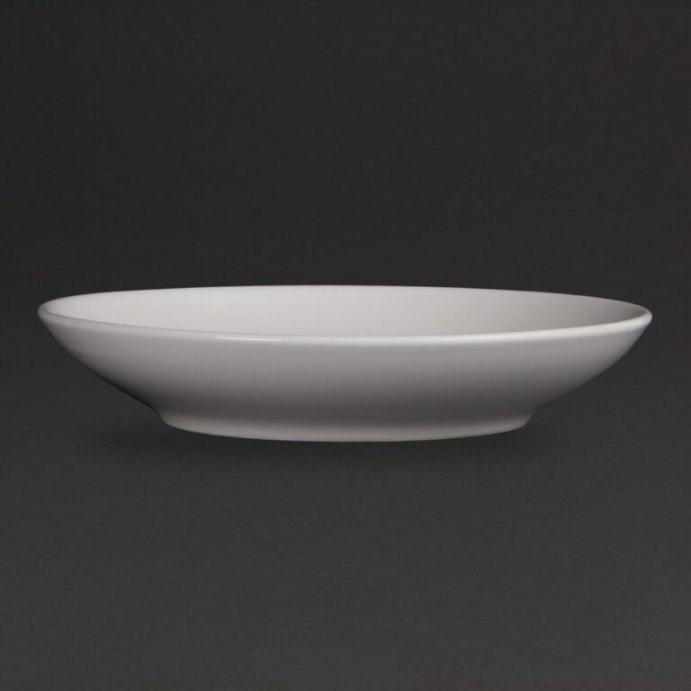 Olympia Whiteware diepe borden 26cm (6 stuks)