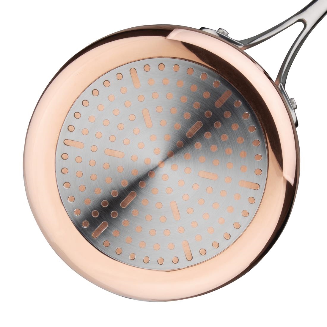 Vogue Triwall koperen inductie steelpan 18cm - Afbeelding 3