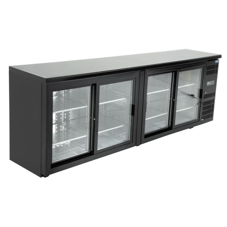 Polar U-serie bardisplay met 4 schuifdeuren