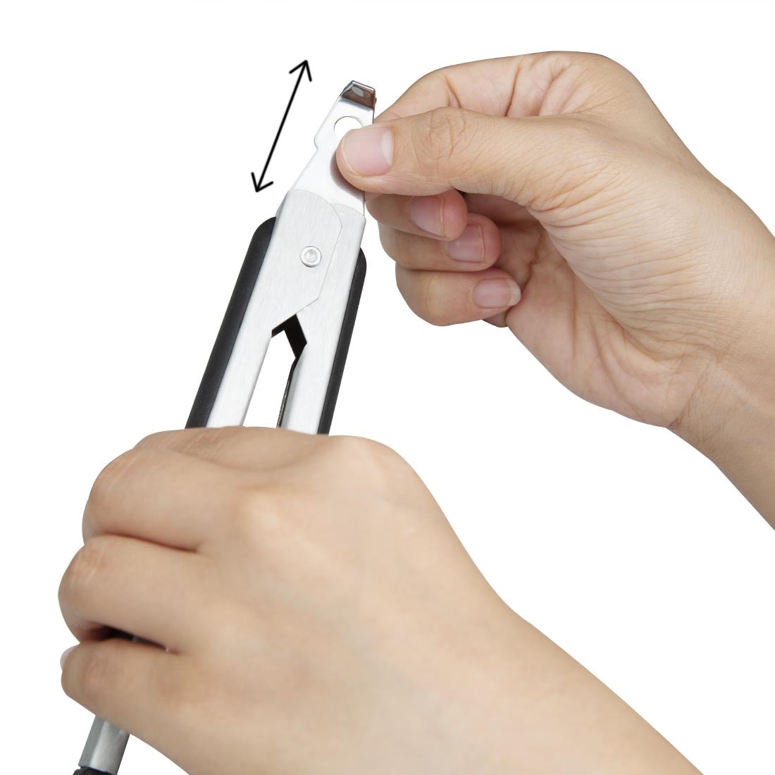 Vogue heavy duty vergrendelbare serveertang 30cm - Afbeelding 6