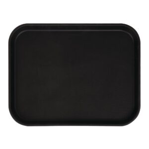Cambro Camtread rechthoekig antislip glasvezel dienblad zwart 45,7cm