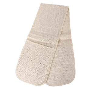 Dubbele ovenhandschoen katoen 90cm