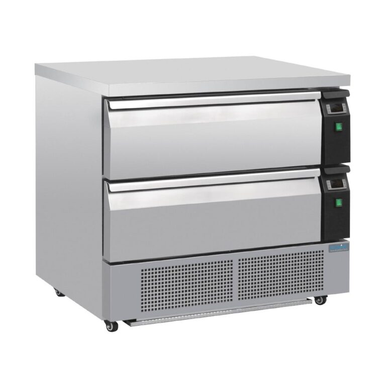 Polar U-serie compacte koel-vrieswerkbank 2 lades 4x GN 1/1