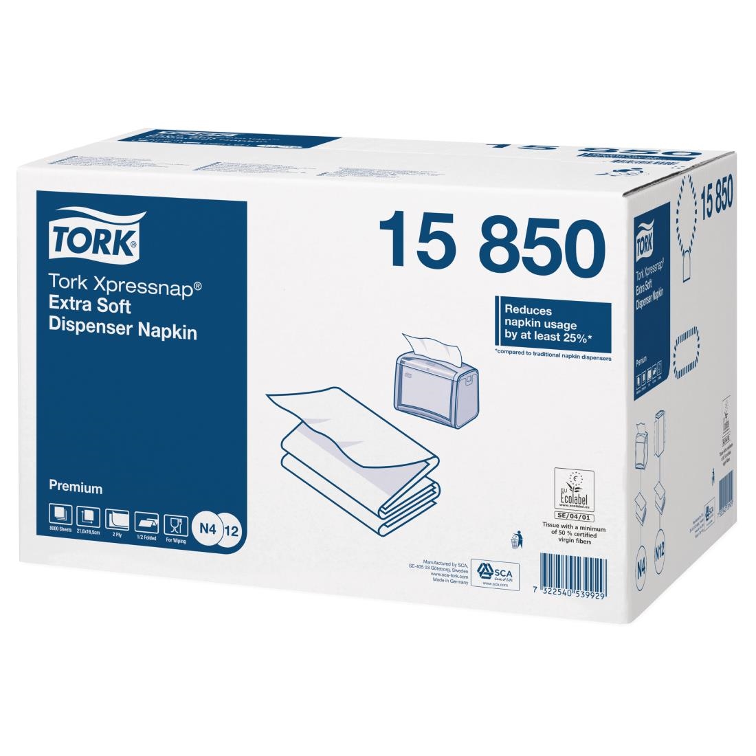 Tork Xpressnap ultrazachte servetten (8000 stuks) - Afbeelding 4