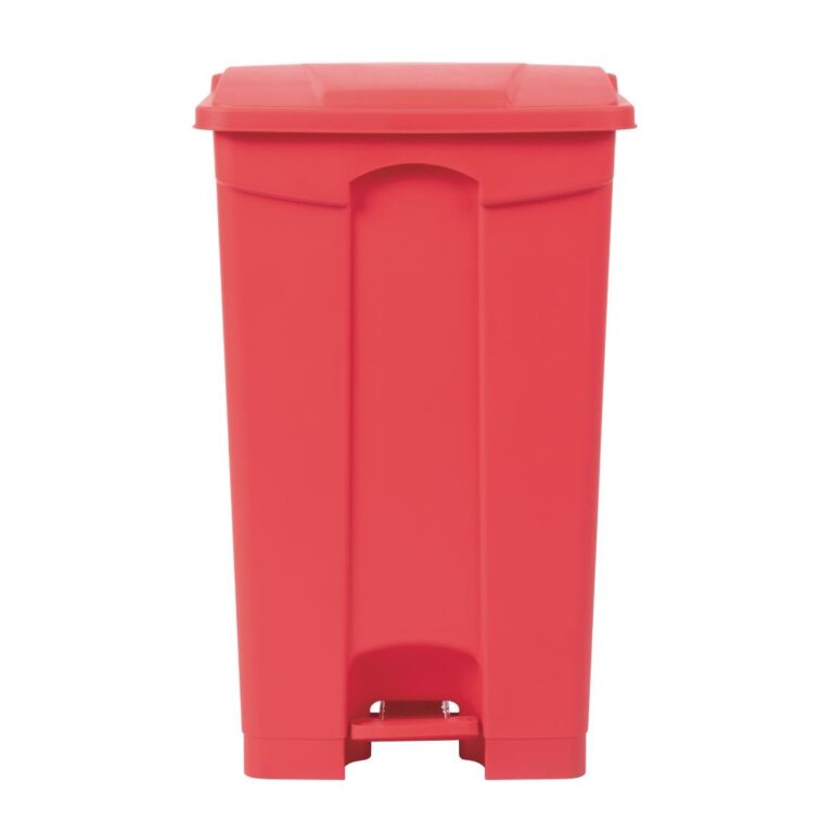 Jantex afvalemmer rood 87L