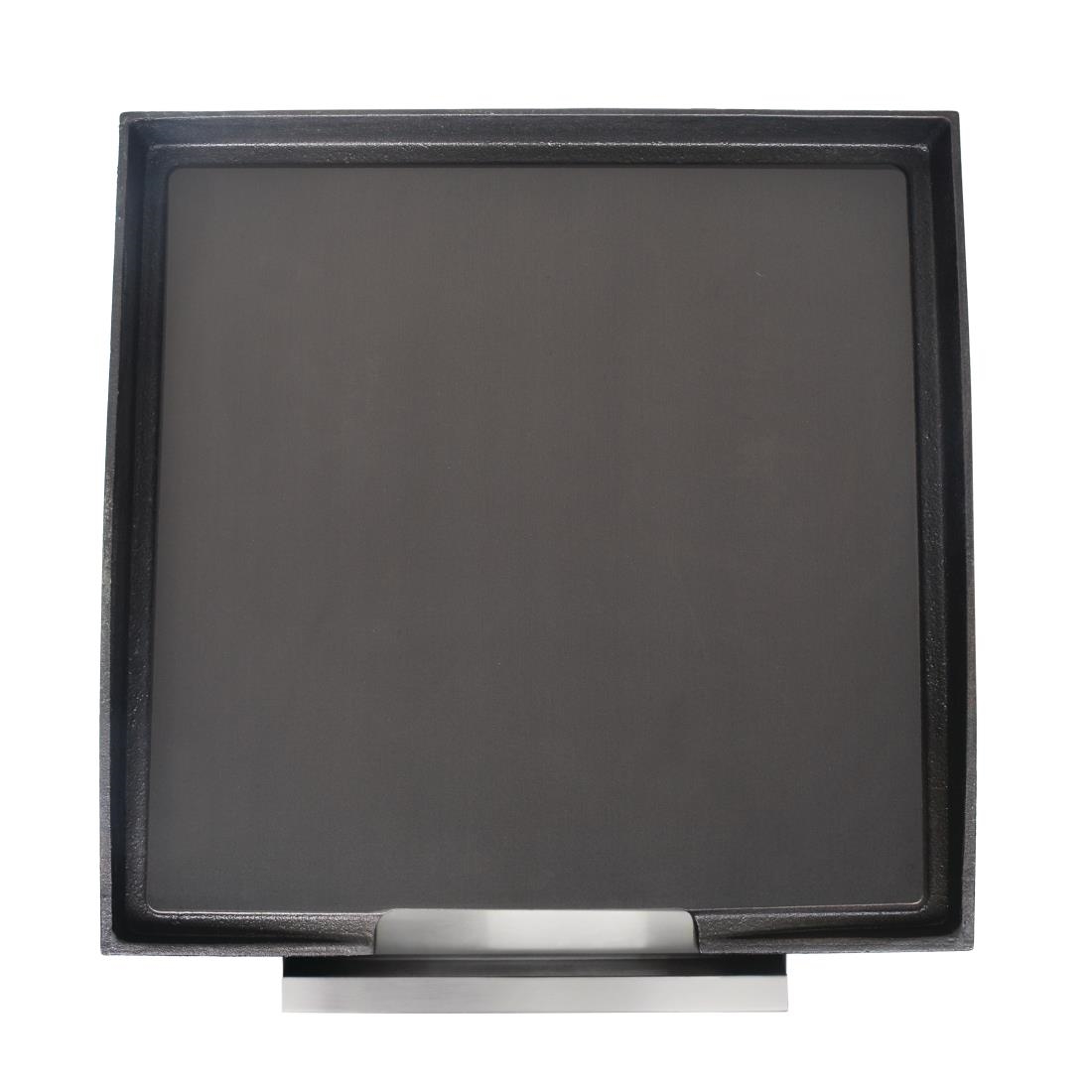 Buffalo elektrische bakplaat gietijzer 38 x 38,5cm 2800W - Afbeelding 3