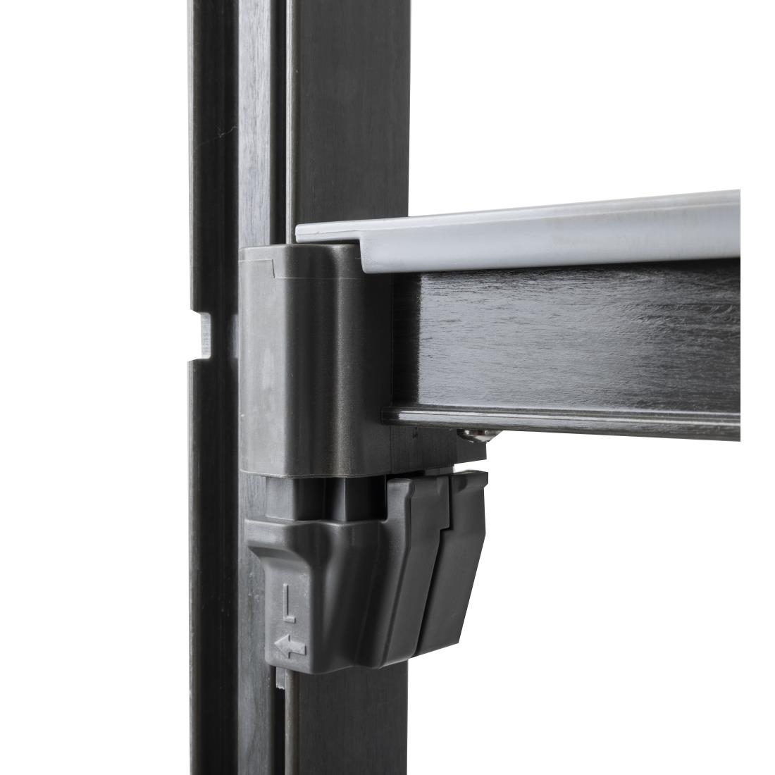 Cambro stelling 183cm hoog 4 planken - 54cm diep - 122cm breed - Afbeelding 6