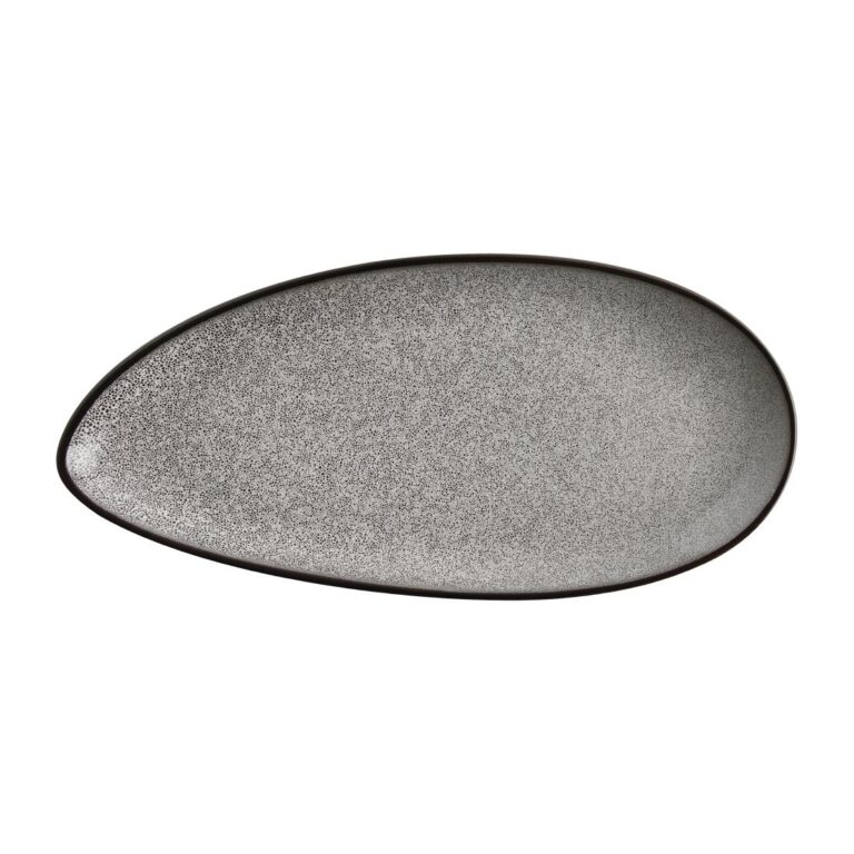 Olympia Mineral bladvormig bord 25,5x12cm (6 stuks)