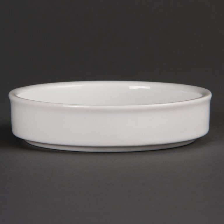 Olympia Whiteware stapelbare tapasschaaltjes 10,2cm (6 stuks)