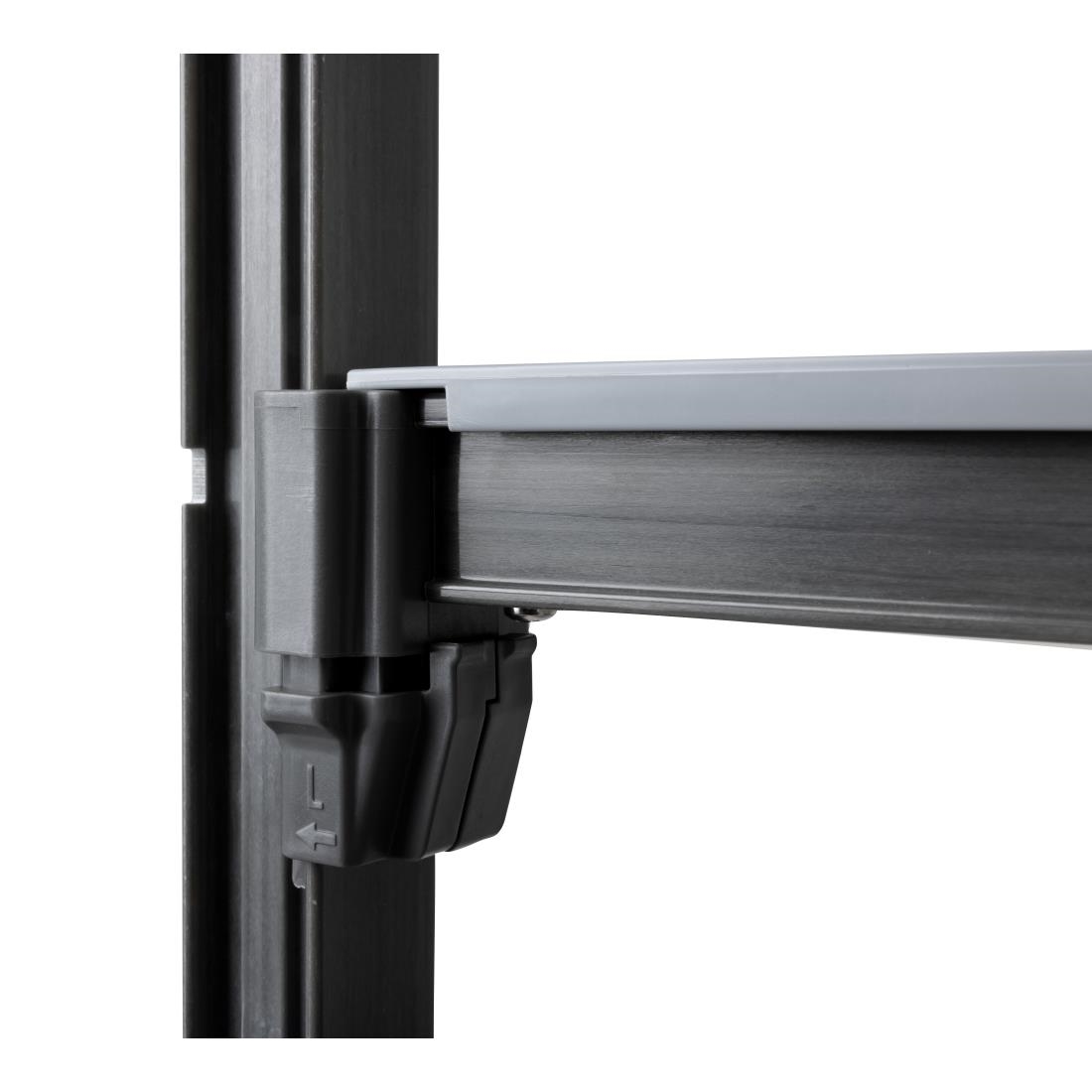 Cambro stelling 183cm hoog 4 schappen - 61cm diep - 137,5cm breed - Afbeelding 5