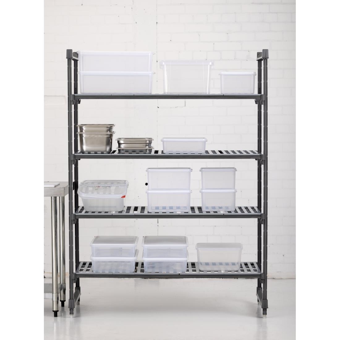 Cambro stelling 183cm hoog 4 schappen - 61cm diep - 137,5cm breed - Afbeelding 7